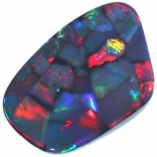 Rare ! Opale Blanche Jaune Multicolore D'Ethiopie : 1,21 Carat ★ P482