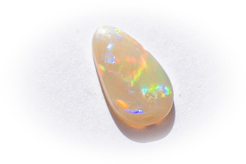 Opale Blanche Multicolore Naturelle D'Australie - 1,17 Carat - P390.135t
