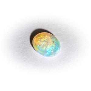 1,09 ct Opale cristal d'Australie à paillettes vertes et bleues